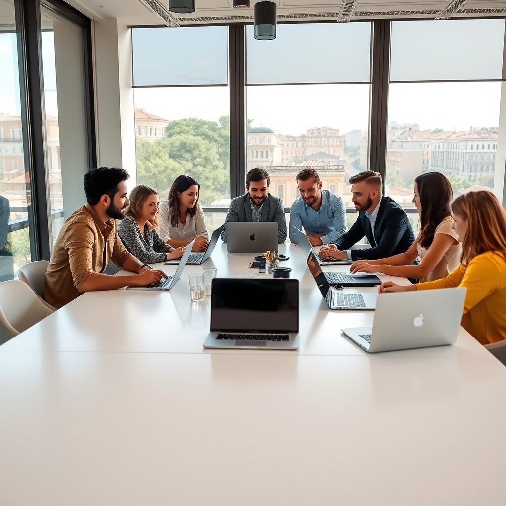 Immagine di un team dinamico